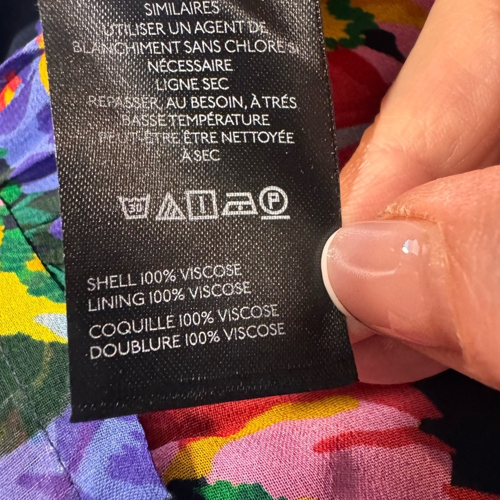 Anthropologie The Somerset Strapless Maxi Dress- Floral - Size Medium- NWT - Picture 15 of 15